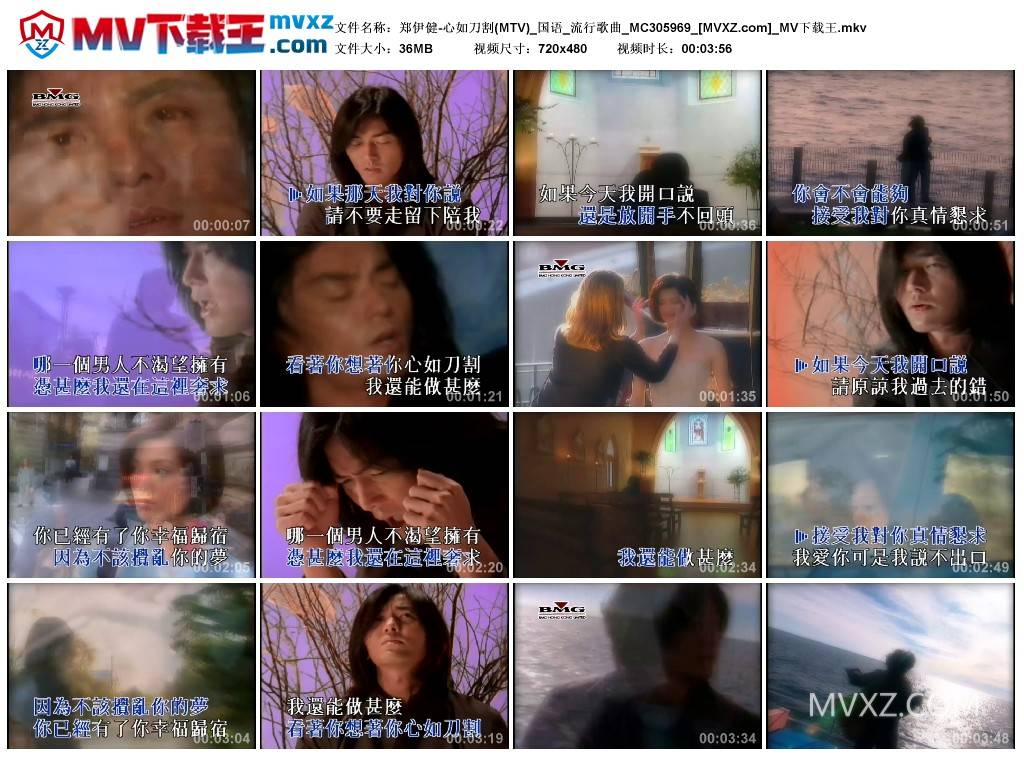 郑伊健-心如刀割(MTV)_国语_流行歌曲_MC305969